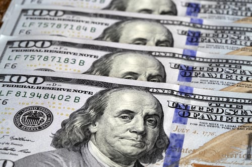 Preview: Stack of United States One Hundred Dollar Bills