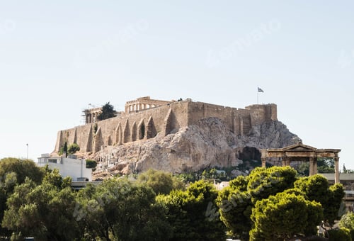 Preview: Panoramic Of Acropolis From Temple Of Zeus, Athens, Greece
