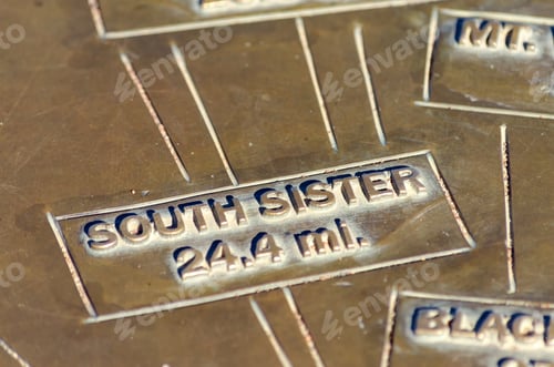 Preview: Sign From A Viewpoint Pointing Towards South Sister