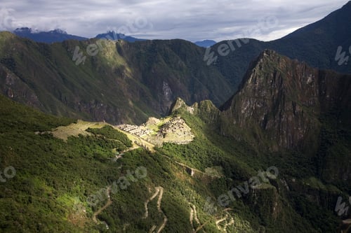 Preview: Ancient Ruins Eighth Wonder Of World At Machu Picchu Light On City