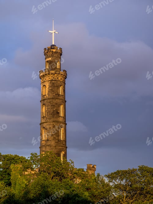 Preview: Nelson Monument On Calton Hill In Edinburgh, Scotland.