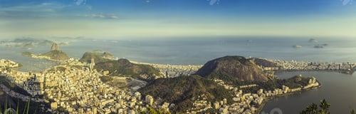 Preview: Panorama Of Rio De Janeiro With Copacabana Beach, Brazil