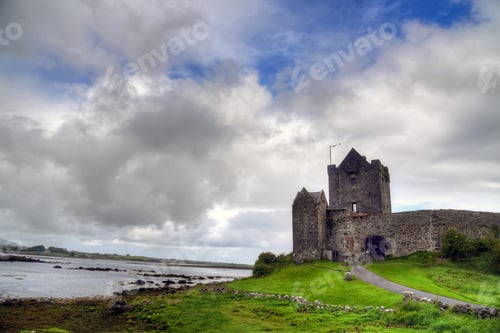 Preview: The Ruins Of Dunguaire Castle In Kinvara, Ireland.