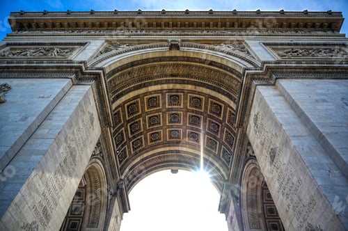 Preview: A View Of The Arc De Triomphe Located In Paris, France.