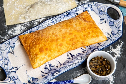Preview: Brazilian Food. Pastel, Pastry In English, Typical Dish Of The Street Fairs Of Southeastern Brazil