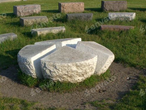 Preview: Granite Seats Outdoors In Green Grass