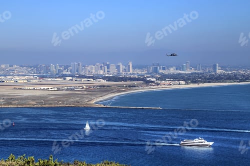 Preview: View Of San Diego, California From The Cabrillo National Monument At Point Loma.