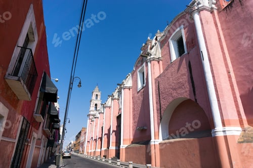 Preview: View Of Santa Catalina De Siena Church, Puebla, Mexico