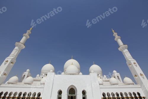 Preview: Arab Architecture On Grand Mosque, Abu Dhabi