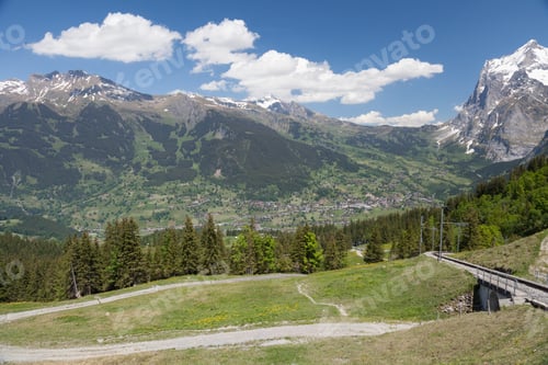 Preview: Beautiful Alps Mountains In Switzerland
