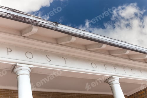 Preview: United States Post Office Building Facade.