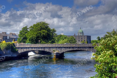 Preview: Galway, Ireland And The River Corrib.