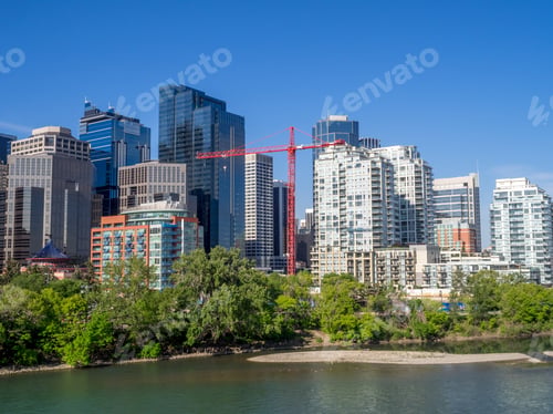 Preview: Skyscrapers Towering Over Calgary Alberta.