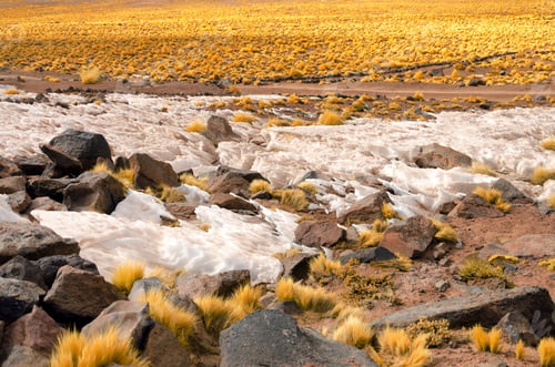 Preview: Snow In The Highlands Of The Atacama Desert In Chile