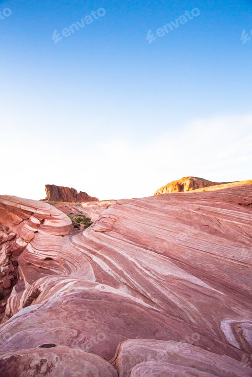 Preview: Beautiful Geological Rock Formations From Valley Of Fire State Park In Nevada.