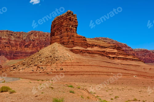 Preview: A Tower Of Sandstone Near The Vermillion Cliffs In Northern Arizona. It Is Located At The Lee'S