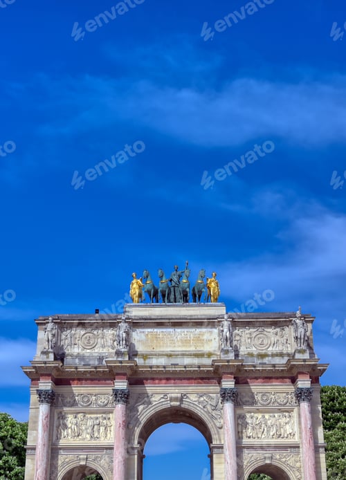 Preview: The Arc De Triomphe Du Carrousel Located In Paris, France