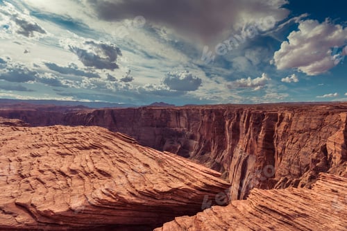 Preview: Rock Formations By The Colorado River In Arizona Located In East Rim Of Grand Canyon. Selective