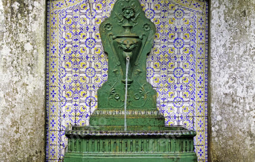 Preview: Detail Of Fountain In Tropic Climate