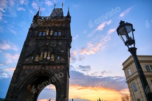 Preview: The Old Town Bridge Tower On The Charles Bridge In Prague, Czech Republic