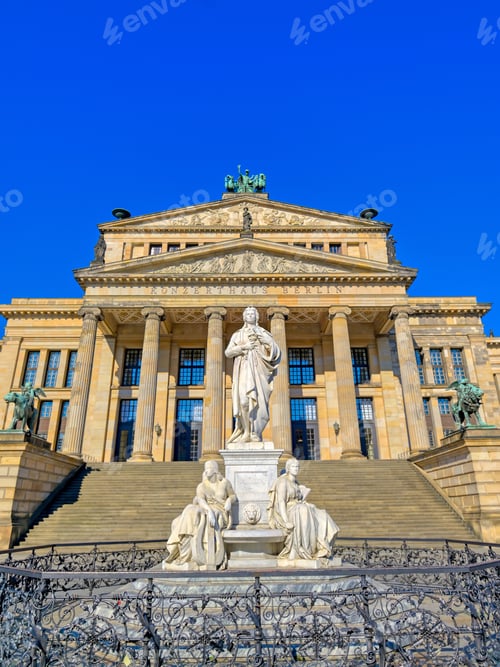 Preview: The Gendarmenmarkt Square In Berlin, Germany Which Houses The Berlin Concert Hall (Konzerthaus) And