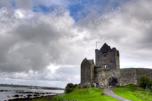 Preview: The Ruins Of Dunguaire Castle In Kinvara, Ireland.