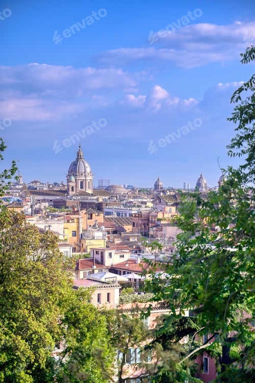 Preview: Rooftops In Rome, Italy And Vatican City.