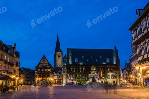 Preview: City Hall Of Quedlinburg On Market Square, Germany