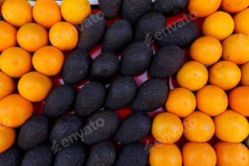 Preview: Detail Of Fruit Stall At The Open Air Market In Marrakesh, Morocco. Jema El Fna Market Square.