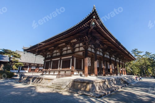 Preview: Toshodai-Ji, A Buddhist Temple In Nara Japan. The Classic Golden Hall Is Considered The Archetype