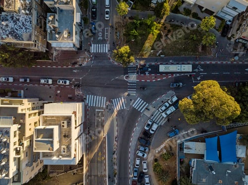 Preview: Sky Line Of Central Midtown Tel Aviv Towers, Aerial Footage, Israel