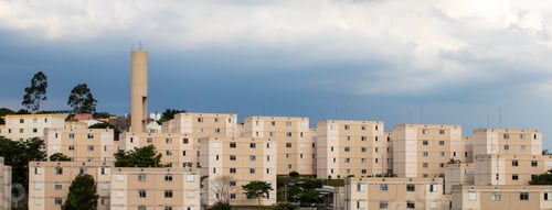 Preview: Blocks Of Popular Habitation On Countryside Of Sao Paulo State, Brazil