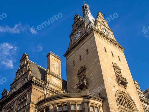 Vista previa: Arquitectura victoriana en el corazón de Glasgow, Escocia.