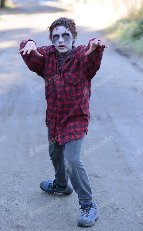 Preview: Young Zombie Loose In The Streets In Search Of Victims.