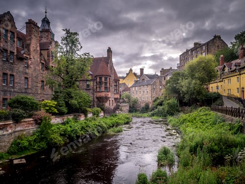 Preview: The Dean Village Is A Tranquil Green Oasis On The Water Of Leith, Only Five Minutes Walk From