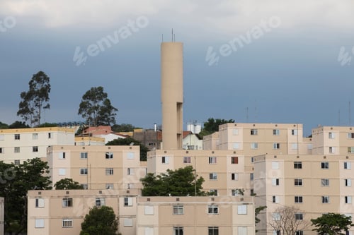 Preview: Blocks Of Popular Habitation On Countryside Of Sao Paulo State, Brazil