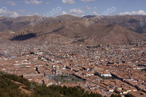 Preview: Aerial View Of City Of Cuzco, Peru