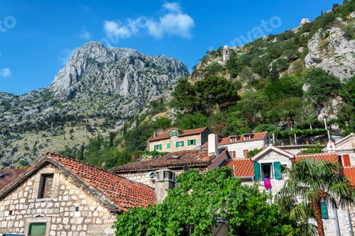 Preview: Kotor, Montenegro With Mountains Rising Above In The Background