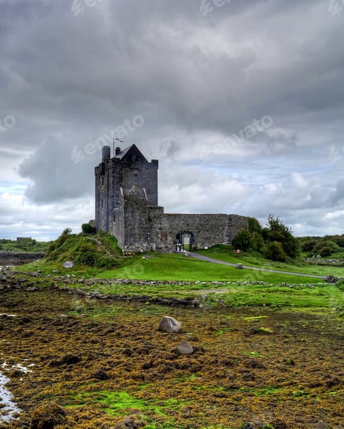 Preview: The Ruins Of Dunguaire Castle In Kinvara, Ireland.