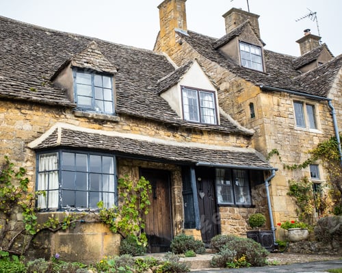 Preview: Example Of Architecture From Traditional Home From The Cotswolds In England