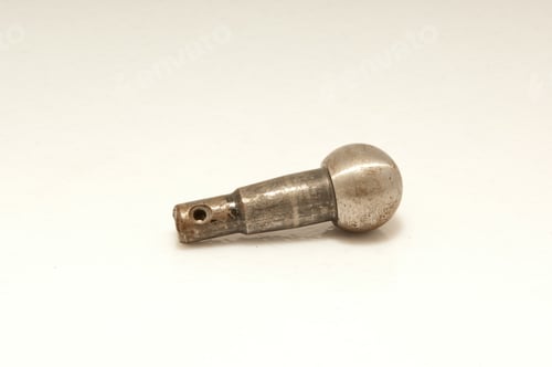 Preview: An Automotive Ball Joint Isolated With A White Background. This Common Car Part Is Mostly Used For
