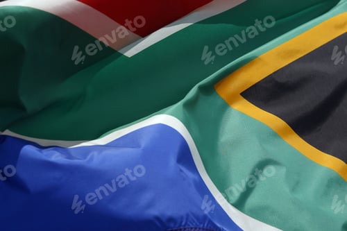 Preview: Close Up Of South Africa Flag