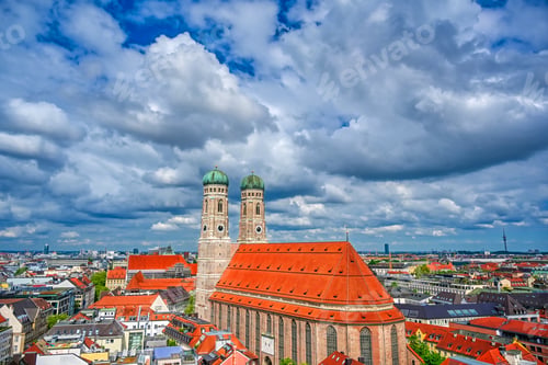Preview: The Frauenkirche, Or Cathedral Of Our Dear Lady) Located In Munich, Bavaria, Germany.