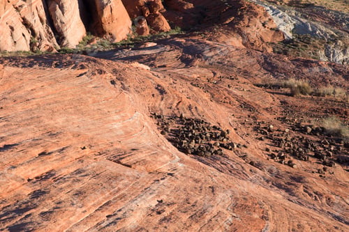 Preview: Beautiful Geological Rock Formations From Valley Of Fire State Park In Nevada.