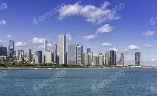 Preview: Chicago Downtown View In Fall Scenery