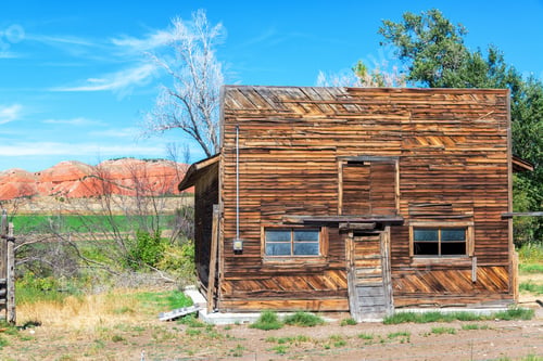 Preview: Old Abandoned Wild West Style Building In Ten Sleep, Wyoming