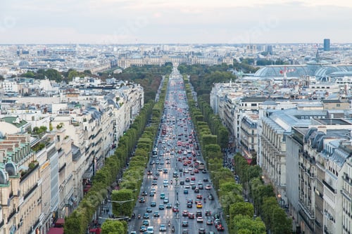 Preview: Champs-Elysees From Top Of Arc De Triomphe