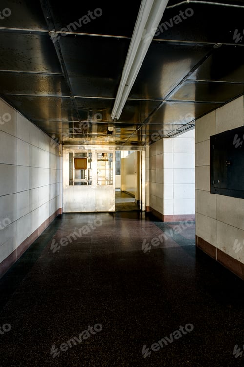 Preview: A Stunning Stainless Steel Lobby, With Art Moderne And Deco Styling, Terrazzo Floors And Terra