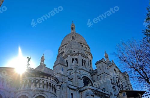 Preview: The Basilica Of The Sacred Heart Of Paris, Commonly Known As Sacré-Cœur Basilica, Located In The