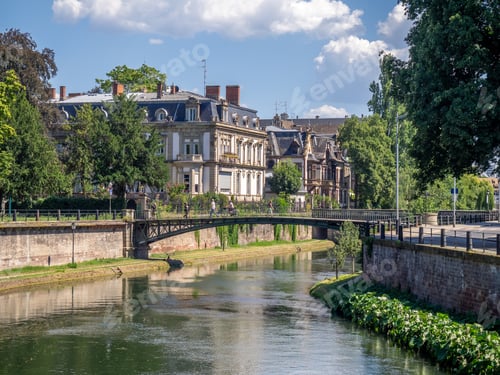 Preview: The Ill River In The Centre Of Strasbourg, France.